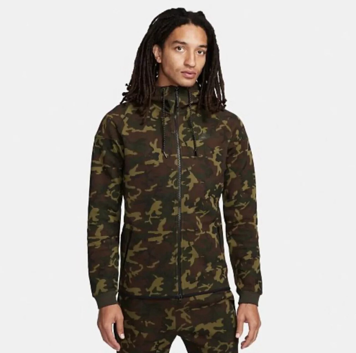 tech fleece camo hoodie