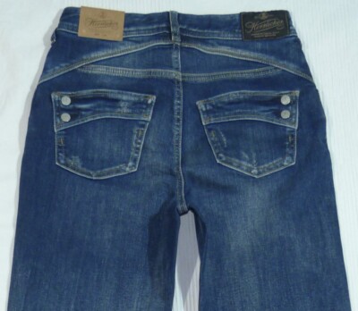 Herrlicher PIPER HI CONIC Damen Jeans Hose gr. W27 L30 Blau Denim 27in NEU