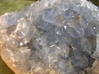 4.1LB 5.4IN x 3.9IN x 3.1IN NATURAL BABY BLUE CELESTITE GEODE MADAGASCAR #278 — photo 6