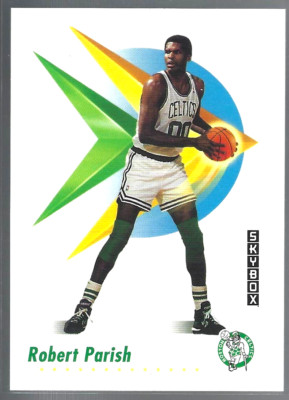 1991-92 Skybox Basketball Card #18 Robert Parish Boston Celtics HOF