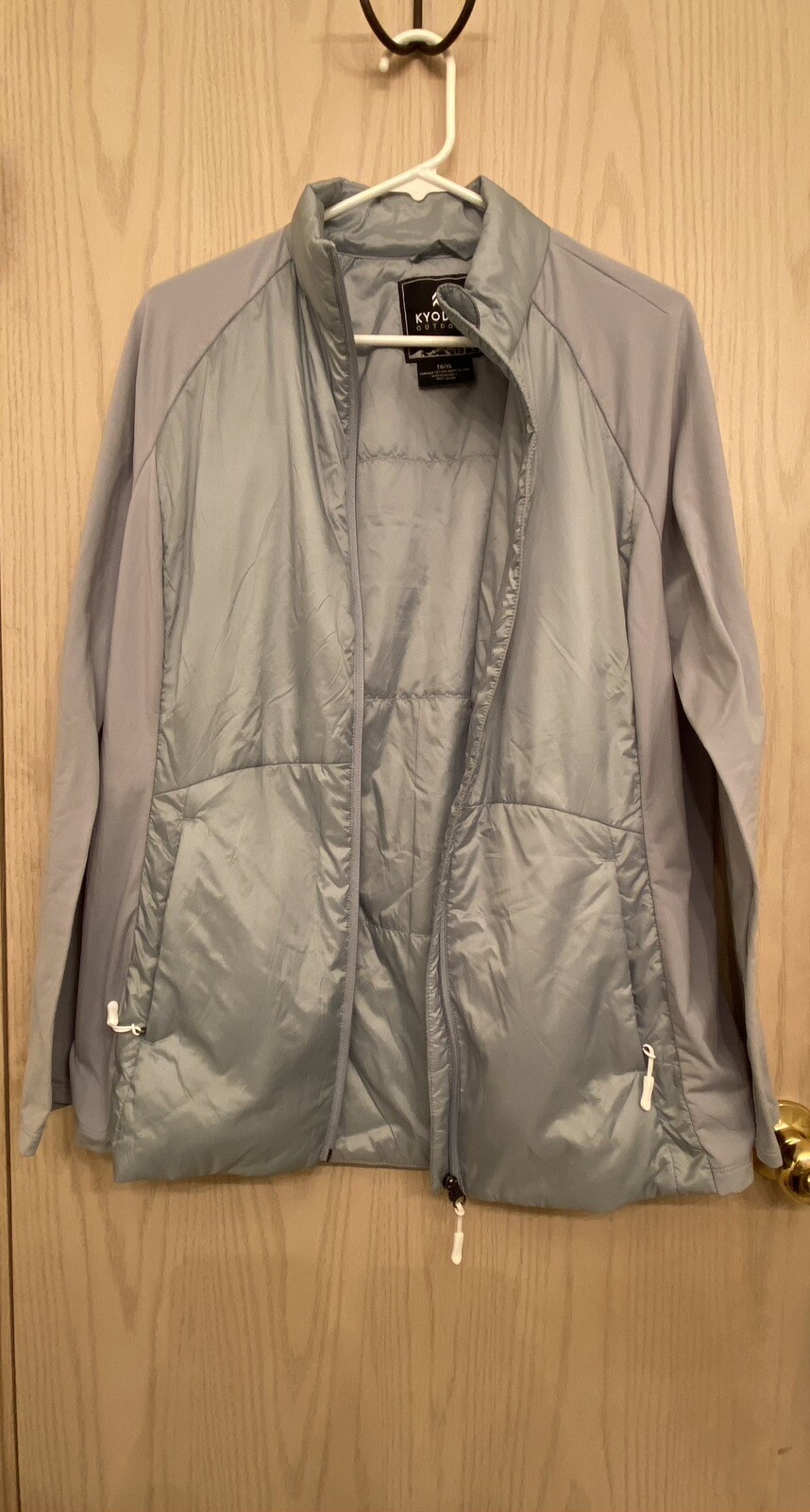 Kyodan Athletic Running Zip Up Jacket Light Blue … - image 2