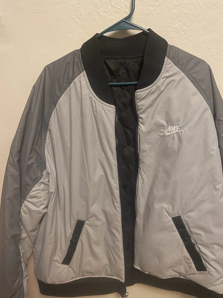 Nike Down Filled Reversible Bomber Jacket DM6811 077 Men s Size XL