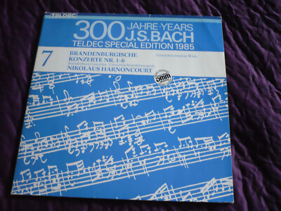 300 JAHRE J.S. BACH Vol. 7  TELDEC DMM SPECIAL EDITION 2 LP D 1985 FOC in EX