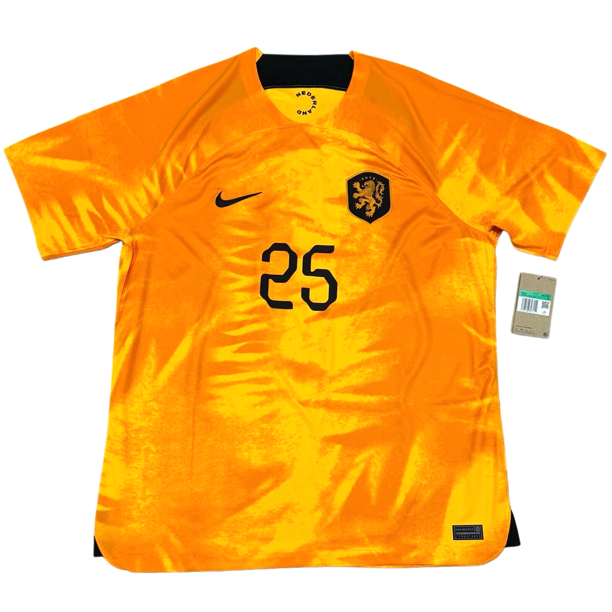 2022/23 Netherlands Home Jersey #25 Xavi Simons XL Nike Soccer