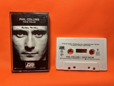 Face Value by Phil Collins  Cassette  Oct-1990, Atlantic  Label