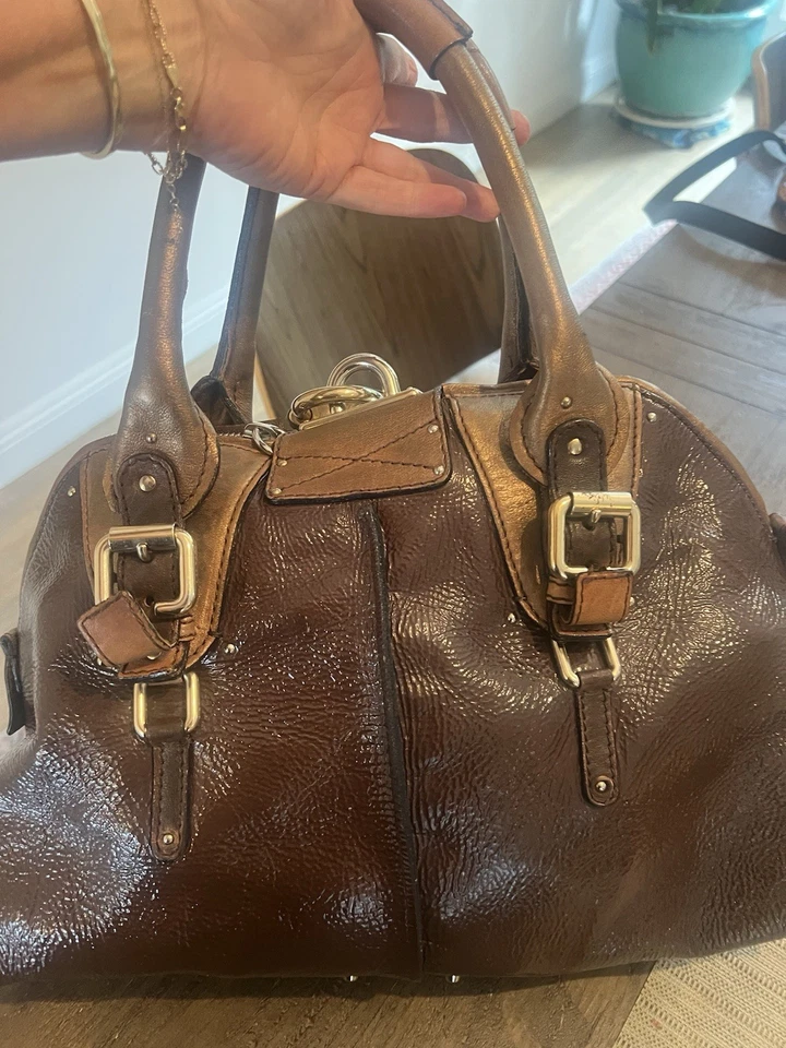 Bolso de hombro Chloe charol paddington Foto 2 de 4