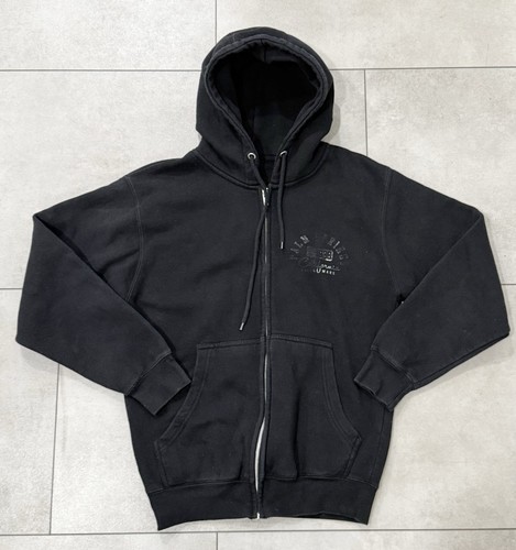 Vintage Palm Springs Black Hoodie Full Zip Sweatshirt 90s Grunge Aesthetic