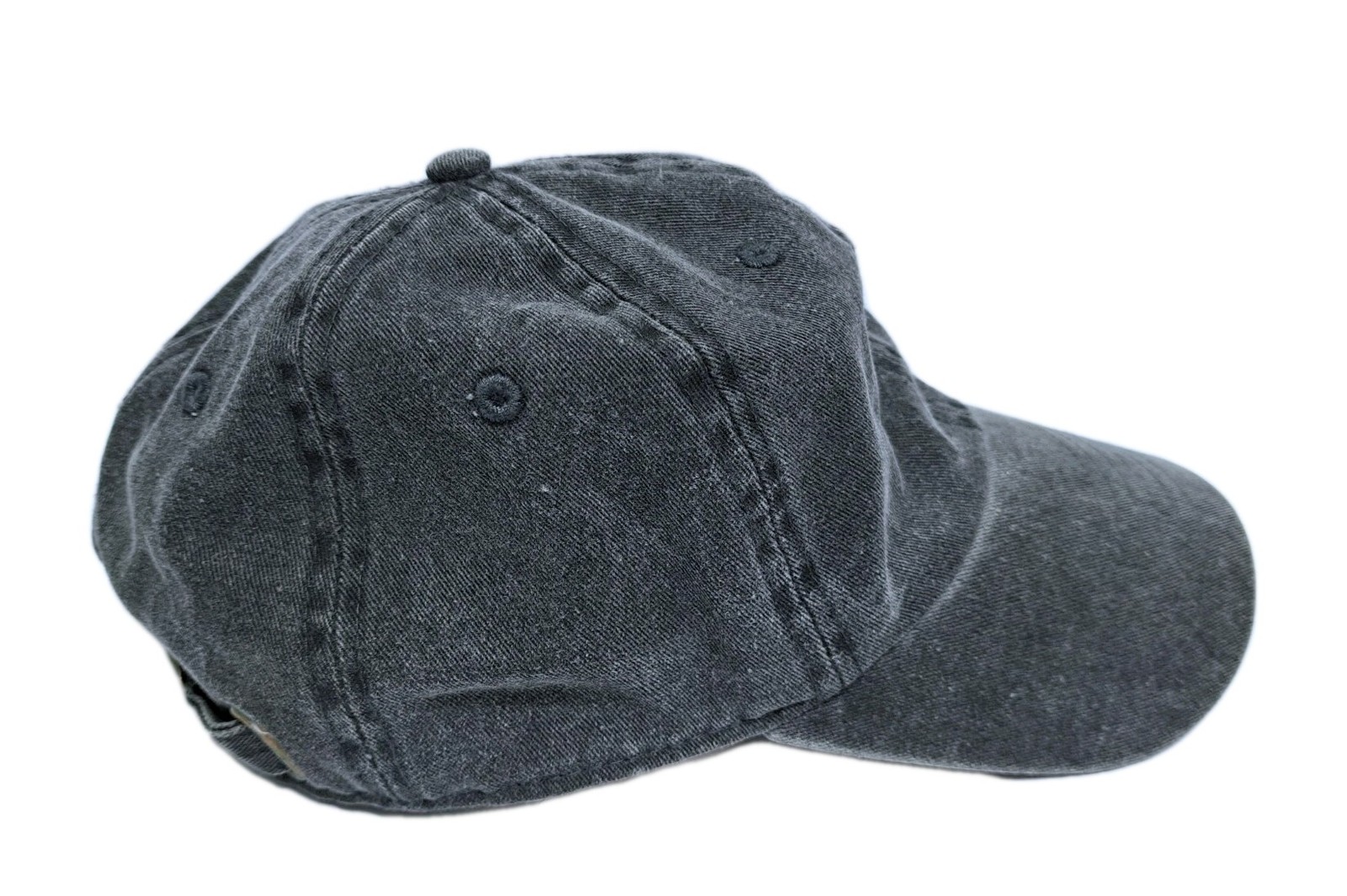 Gray Basic Hat Cap Strapback Grey Distressed Newh… - image 6