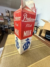 Vintage Milk Producers Hopalong Cassidy 1960S Box 1 Quart Vitamin D