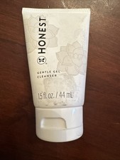 The Honest Company Gentle Gel Face Cleanser 1.5 fl oz Hydrogel Cream .57 fl oz
