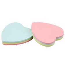 Heart Shaped Sticky Notes, Colored Sticky Notes Pink Red Blue Cute Fun Love S...