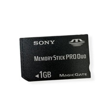 Vintage Sony Memory Stick PRO Duo 1GB MSX-M1GST MagicGate Japan Camera Card