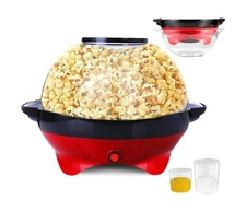 TLGREEN 6 Quart Popcorn Machine - 24 Cups, Stir Crazy Popcorn Poppe... Fast Ship