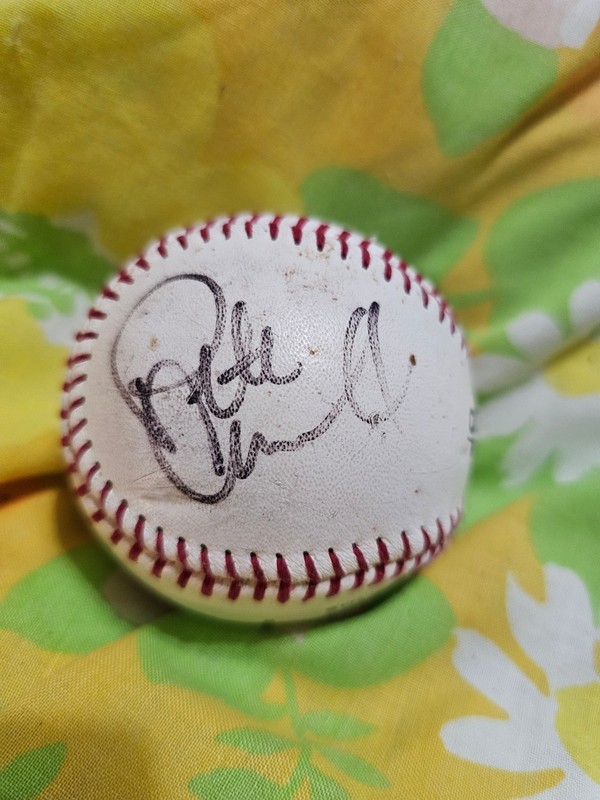 RARE PETE CARROLL SIGNED BASEBALL USC TROJANS!