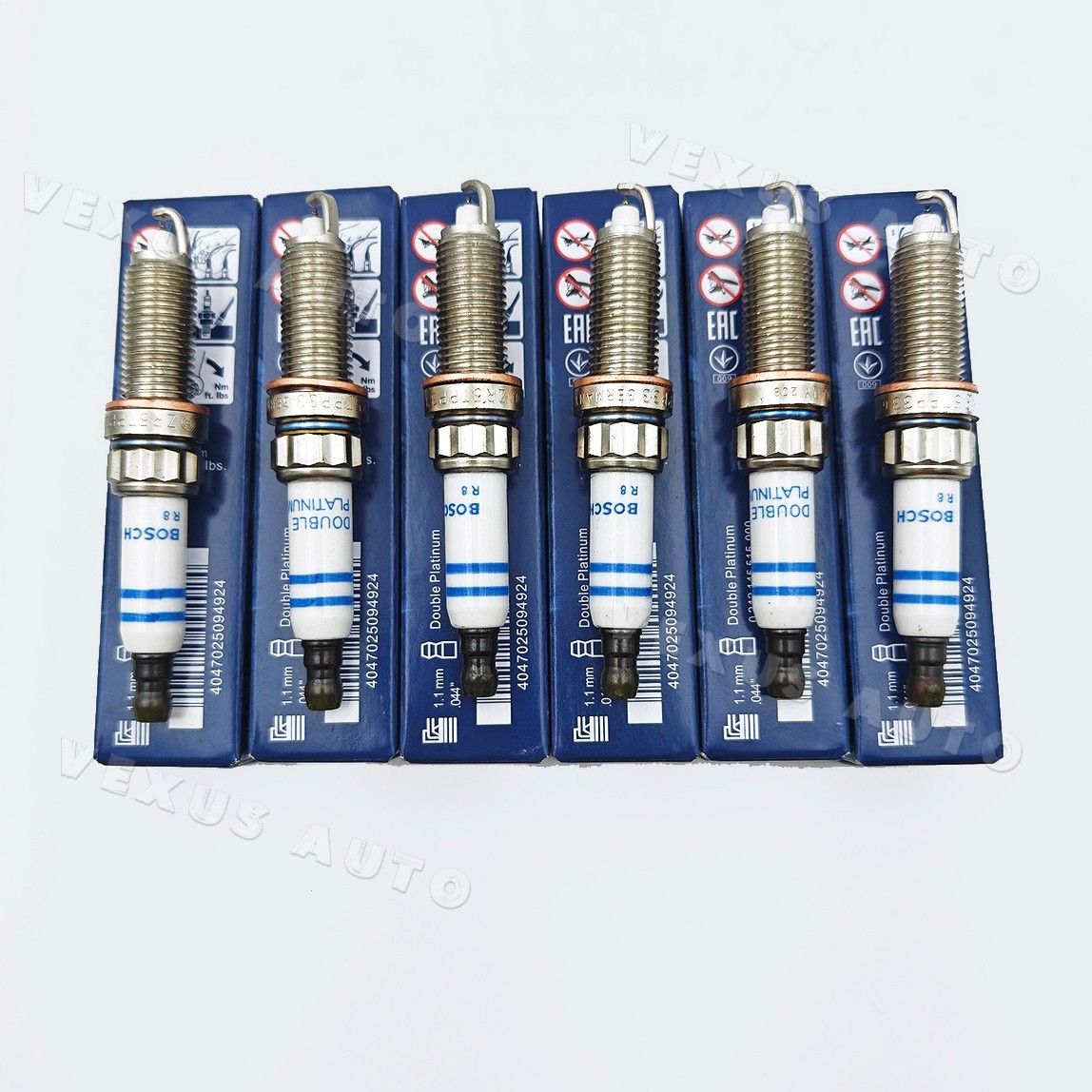6PCS Spark Plug High Power Fits For Bosch BMW E82 E88 F32 F10 ZR5TPP33 OEM