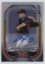 2021 Bowman Scouts Top 100 Auto 17/50 Grayson Rodriguez #BTP-36 Auto 0ok8