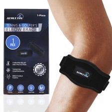 Tennis Elbow Brace Straps for Golfers Elbow Pain Relief by Athletin Be Sporty