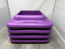 Lot of 4 The Step Aerobics Platform Purple Ri...