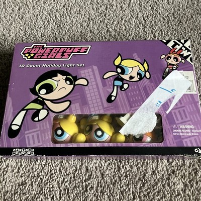 Gemmy Cartoon Network WB POWERPUFF GIRLS 10 Count Holiday String Lights