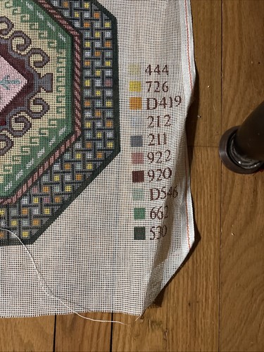 Needlepoint Tapestry From Russell House Tapestries Titled Bordjalou. - Picture 2 of 4