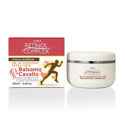 Gel Balsam Arnika Pferd 250ml Retinol Komplex Massage Müdigkeit Muskeln