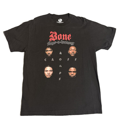 Bone Thugs N Harmony Crossroads- The Life Apparel Sz L Black T Shirt Tour Merch
