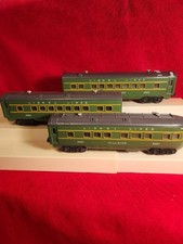 Lionel Postwar Maplewood Hillside Chatham 2400 2401 2402 Passenger Car Set of 3 