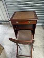 Modern Mahogany Effect Computer Desk