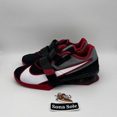 New Nike Romaleos 4 Weightlifting Shoes Black Red CD3463-003 Men s Size 9.5