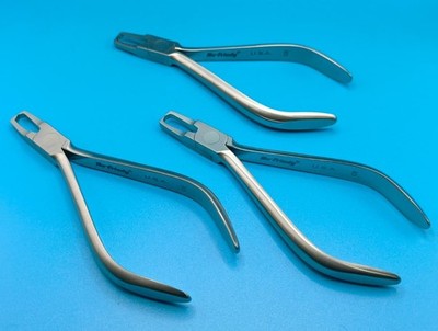 Lot of 3 Hu Friedy Bracket Removing Pliers 678-219