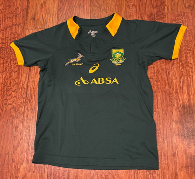 ASICS South Africa Rugby League #8 Levy Jersey ABSA Size Youth Small 7/8