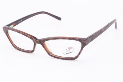 NEW LEE CREAM MOD IC 8938 ICE CREAM AUTHENTIC DESIGNER FRAMES EYEGLASSES 52-15