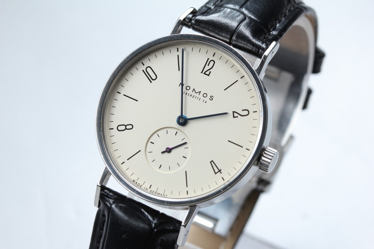 w/Paper ] NOMOS Glashutte Tangente TAN171-W1 Manual 35mm Made in 