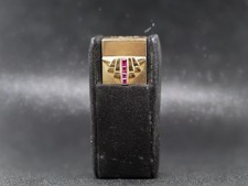 Estate  14K Yellow Gold Vintage Tiffany & Co. Lipstick Holder with Rubies