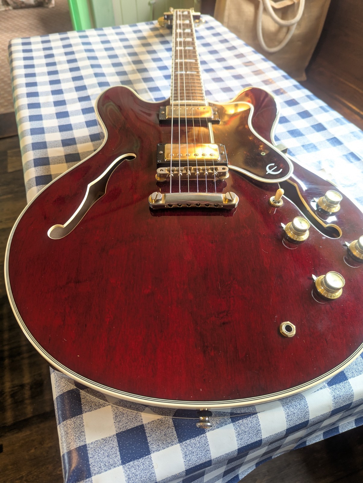 Epiphone Sheraton Guitar. 1983 Made In Japan.
