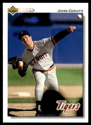 1992 Upper Deck John Cerutti Detroit Tigers #487