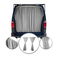 Maß Gardinen Sonnenschutz FüR Hyundai H350 H3 Heckklappe VorhäNge Grau