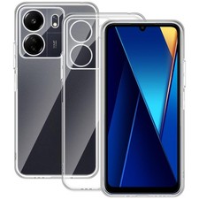 Protective Case For Xiaomi Poco C65 Phone Bag Slim Silicone Cover TPU Back Case