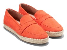 Cole Haan Womens Cloudfeel Montauk Loafer, Nasturtium Suede, 6.5-B US 