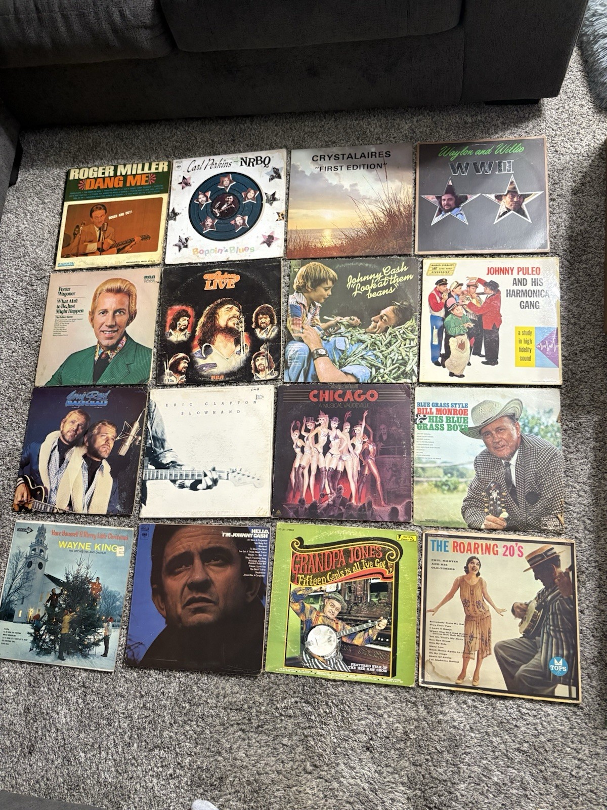 Vintage Vinyl Records 58 Lot  rock / Country / Soul / Christmas /Etc.-image