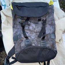 Vintage Burton Durable Goods Winter Sports Backpack Black Yellow Gray Nylon 2014