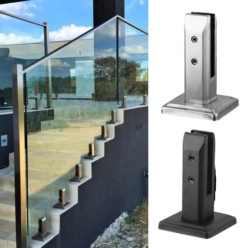 Balustrade En Verre Et Acier Inoxydable - Pour Escalier, Terrasse, Neuve