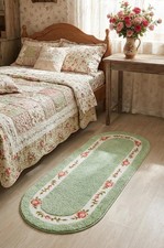Nice Rose Flower Area Rugs for Living Room Bedroom Super Soft Bathroom Rugs Bath