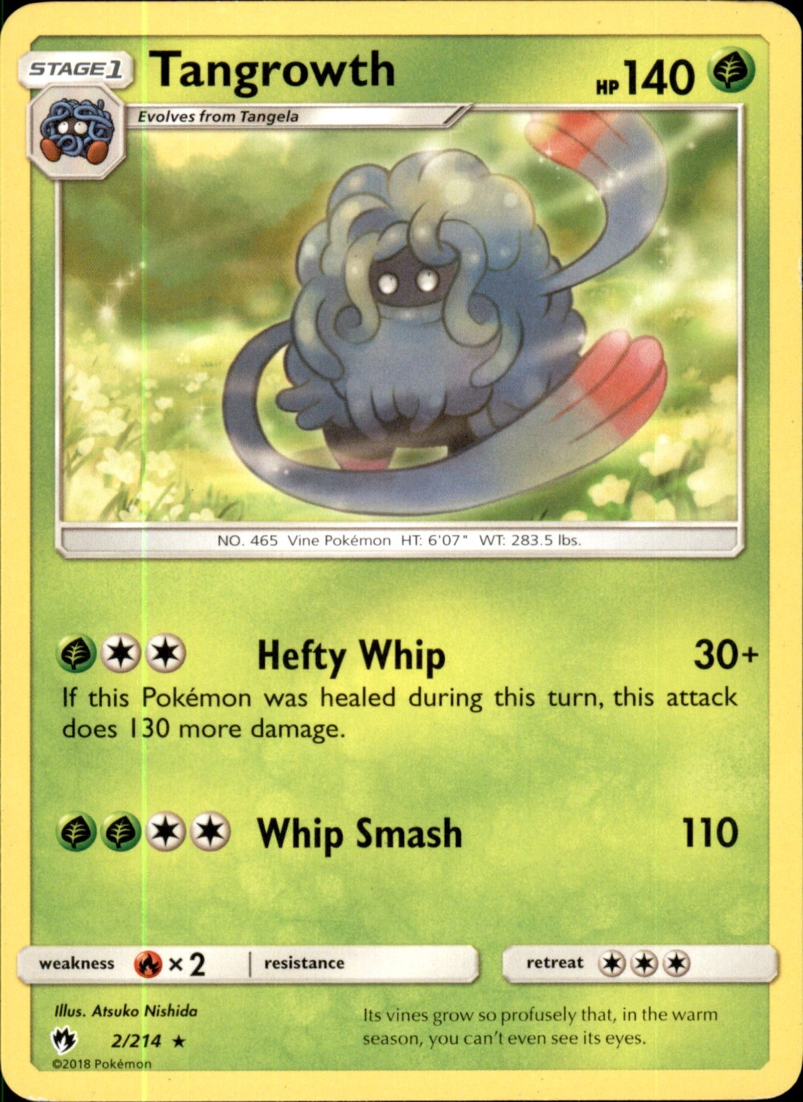 Tangrowth 2/214 - Pokemon SM - Lost Thunder - LP