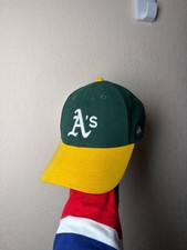 New Era 9FORTY Oakland Athletics Youth Adjustable Hat Green/Yellow
