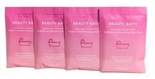 4-Pack 2 Oz Radiant and Renewing Beauty Bath Soak Individual Packets