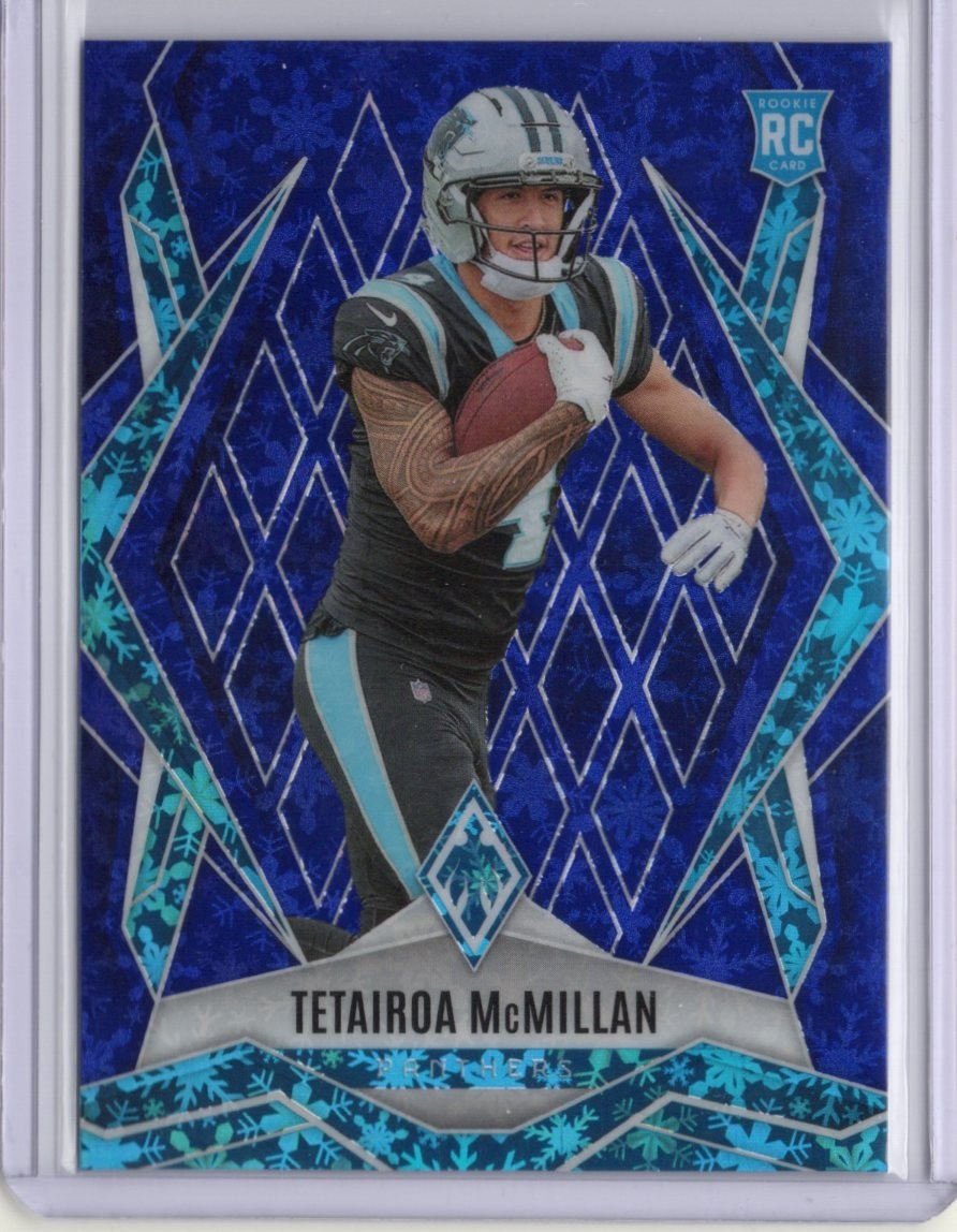 2025 Panini Phoenix - #155 Tetairoa McMillan Winter blue 125/199 Rookie (RC)