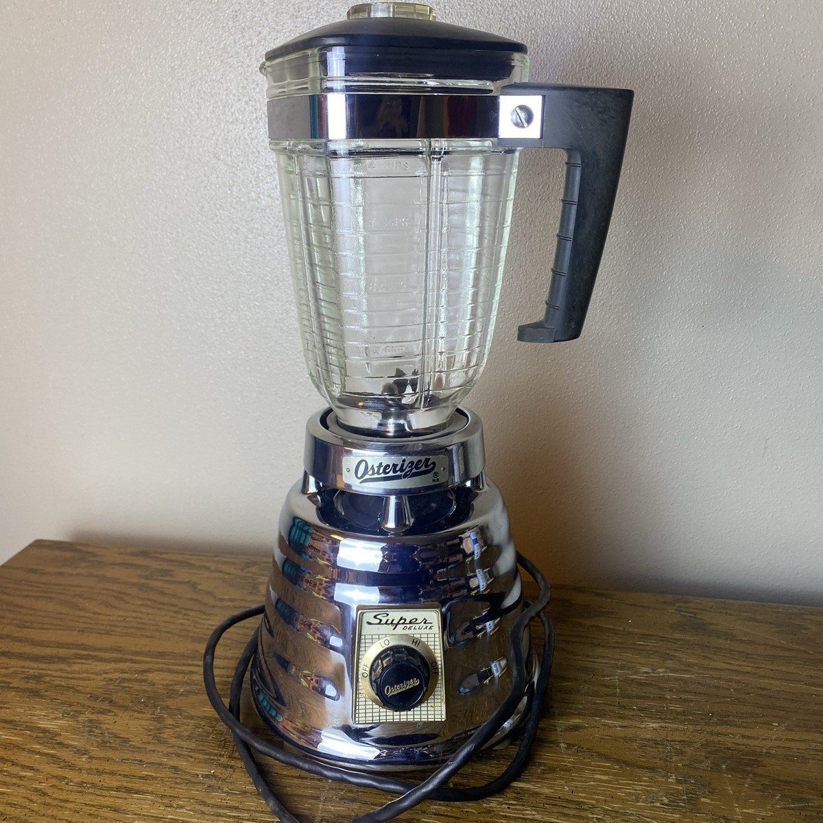 未使用　Osterizer Classic Blender シルバー 1950s Osterizer Super Deluxe 442 Vintage BEEHIVE blender CHROME