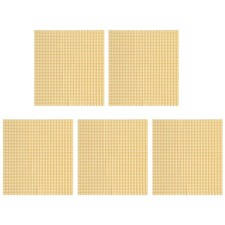 5 Sheets Disco Mirror Patch Mosaic Tiles for Crafts Mini Adhesive Squares
