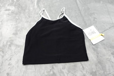 Athleta Girl Large Black White Adjustable Tankini NWT